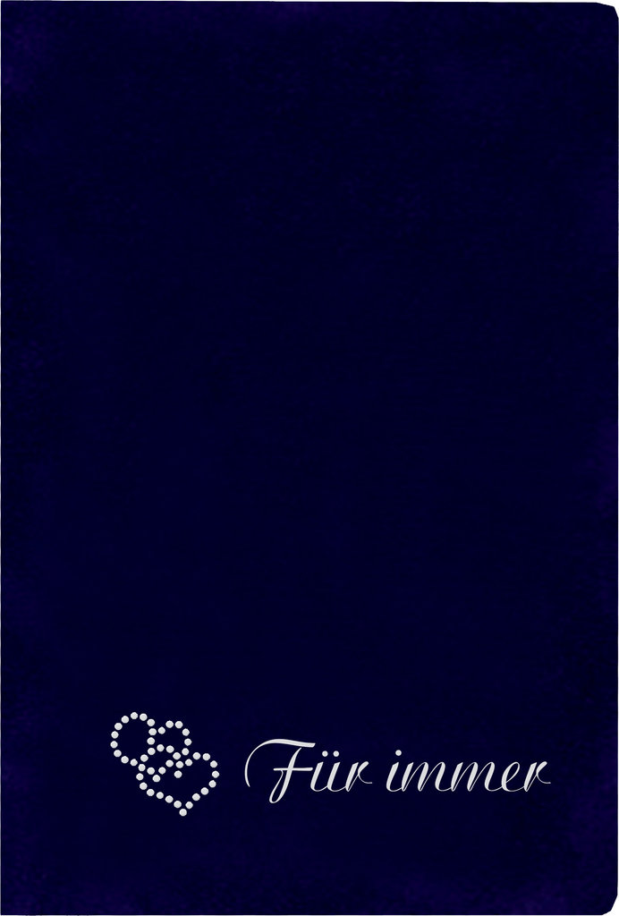 Stammbuch "FÜR IMMER" dunkelblau