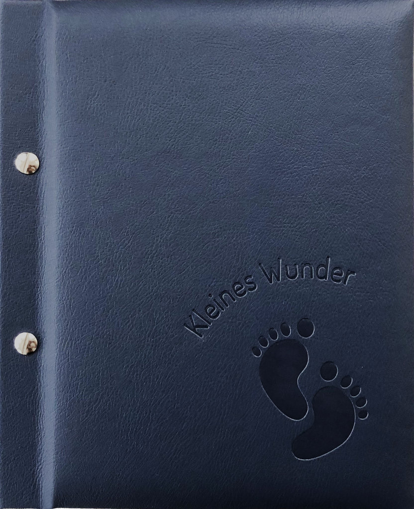 Veganes Leder - Baby-Stammbuch KONRAD
